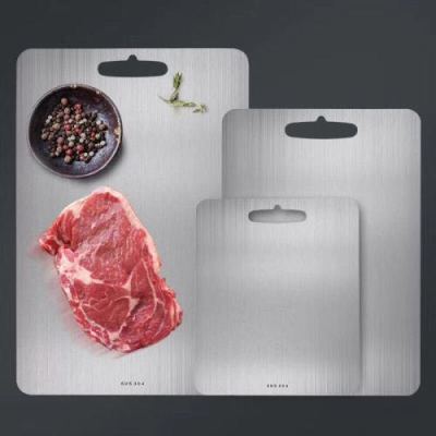 304 Stainless Steel Chopping Board 304 Stainless Steel Chopping Board Cutting Board Thickened Household Stainless Steel Cutting Board Kitchen