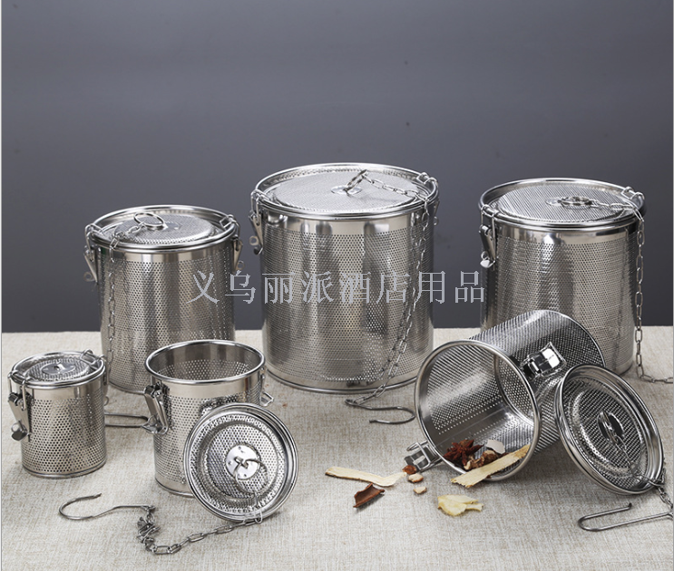 不锈钢卤料球不锈钢冲孔香料球调料球卤水篮煲汤袋