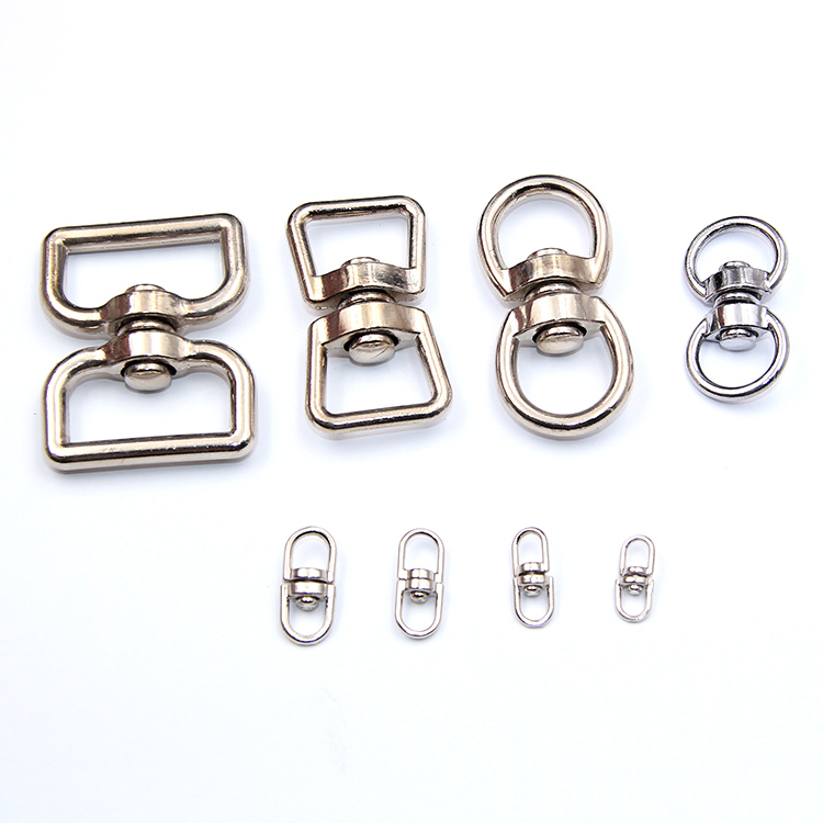 white k alloy buckle no rust rotating buckle key chain 8 words buckle diy ornament key ring accessories connection buckle
