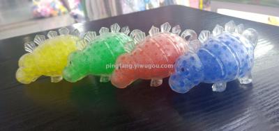 Vent crush dinosaur bubble beads