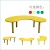 Kindergarten table and chair moon table plastic table early education class table chair training table training chair