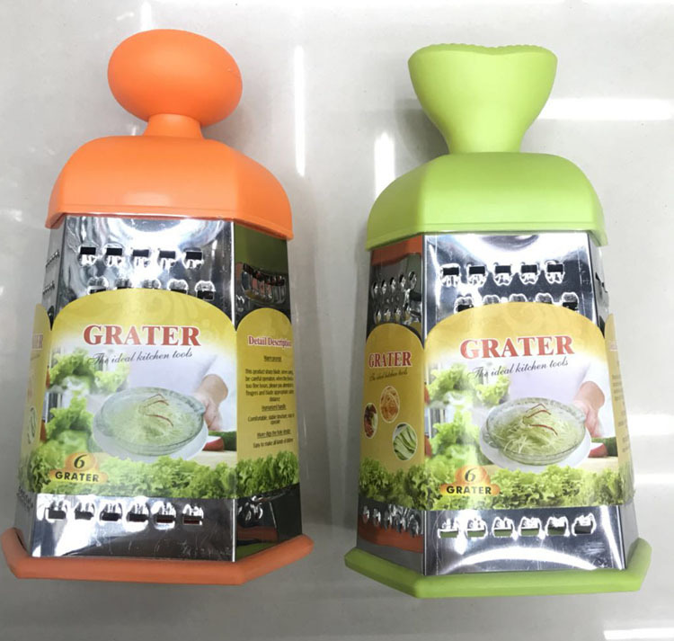 8寸彩色圆球 元宝六面刨 多功能多用菜刨