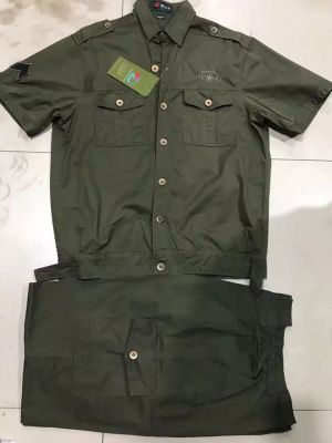 Factory direct selling/foreign army short-sleeved Shirt suit/work wear/ Labor protection wear/outdoor hiking wear/protection