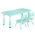 Kindergarten table and chair children table learning table plastic table long square table adjustable table 