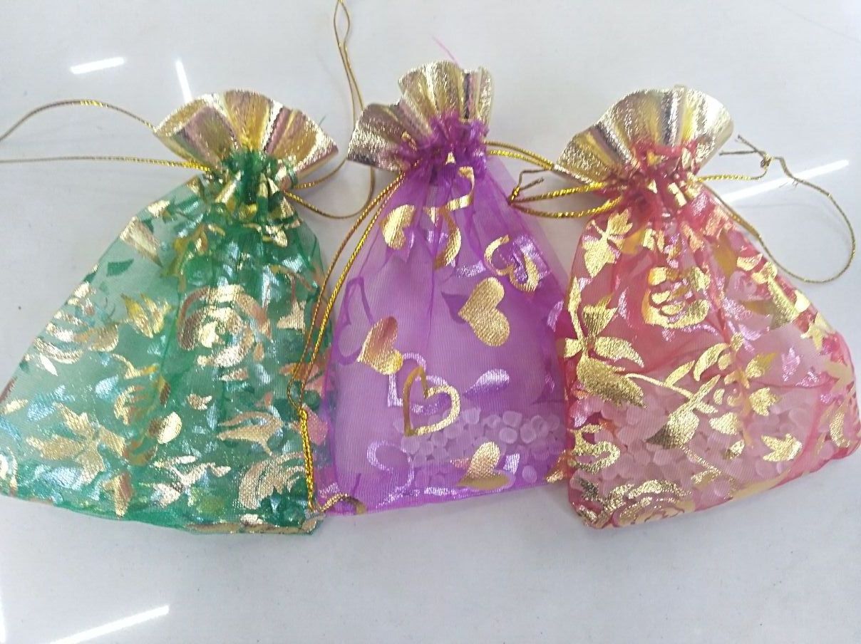 厂家直销喜糖袋喜结良缘图案金口喜糖袋