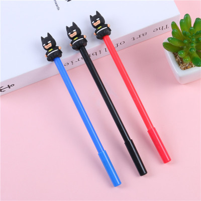 Cute Cartoon Shape Student Writing Gel Pen Black Gel Ink Pen Creative Children's Toys Gift Pen