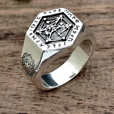 Rongyu sumitong hot style Nordic Viking ring male style retro European and American students original ring accessories