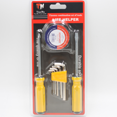 TM534 rubberscrewdriver 7household multifunctional screwdriver rubber set manufacturer direct sale ten yuan store supply
