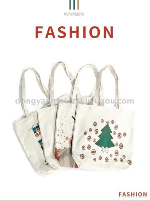 Christmas cotton bag canvas shopping bag