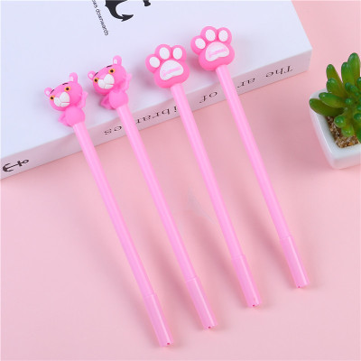 Student Creativity Stationery Cute Cartoon Bear Gel Pen Black Gel Ink Pen Children's Toys Gift Pen