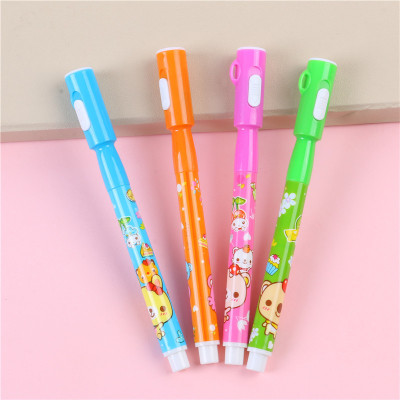 Fluorescent Pen Mark Pens for Writing Letters Colorless Mark Magic Pen with LED Light for Students Marker