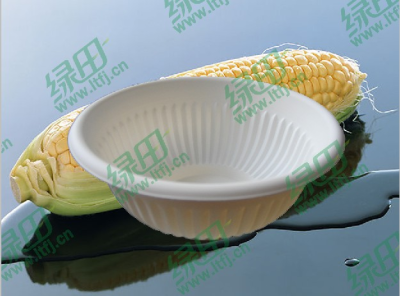 300ml environment-friendly degradable corn starch disposable tableware disposable packaging box