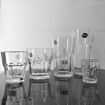 Whisky glass cup water glass dinner glass octagonal glass straight glass litre glass