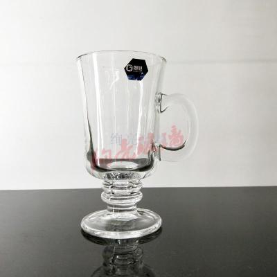 Transparent glass coffee cup milk glass water glass 