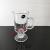 Transparent glass coffee cup milk glass water glass 