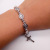 Who religious articles Madonna rose beads rosary cross bracelet elastic hand ornaments without CARDS