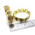 Religious Christian jewelry bracelet gold alloy beaded orthodox icon bracelet 17g