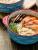 Instant noodle bowl with cover family lovely soup bowl web celebrity personality ceramic bowl student large noodle bowl
