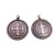 Christian religious ornament pendant exorcism plate Catholic Italian holy object pendant plate st. Benedict