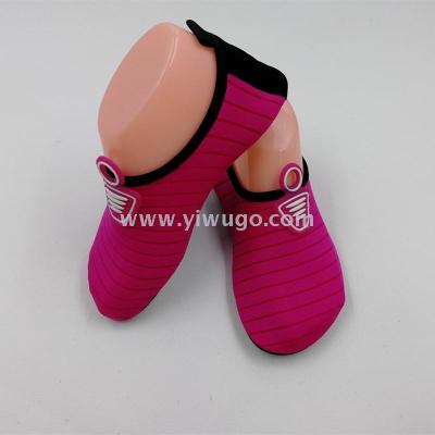 Children and adults beach shoes printed solid color beach shoes
