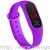 The new second-generation millet luminous LED candy color sports bracelet electronic watch