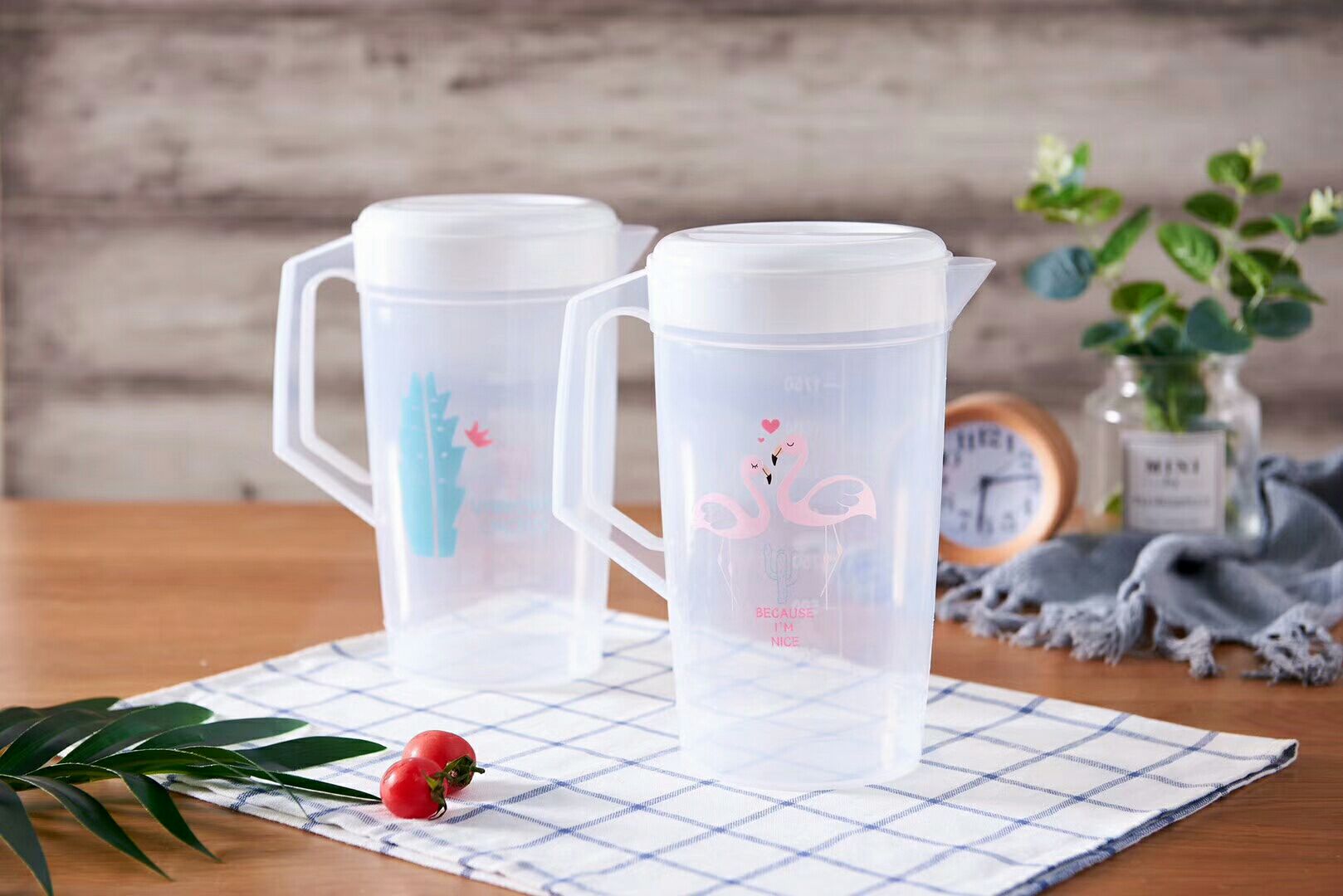 J06-6142塑料冷水壶茶壶家用凉水壶大容量果汁奶茶装开水