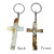 Vintage cross pendant key ring Christian religious ornaments gift 7 * 4 cm