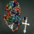 Rosary who necklace religious accessories wholesale polychromatic 6 * 8 mm