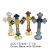 A cross made of magnet is like A holy image of Jesus Christ in the Catholic church
