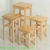 Kindergarten purchase baby chair solid wood chair thickened backrest stool for children small bench family small stool