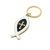 Israel Jerusalem Fish-Shaped Cross Keychain Pendant Ring Religious Ornament (Double-Sided Same Effect