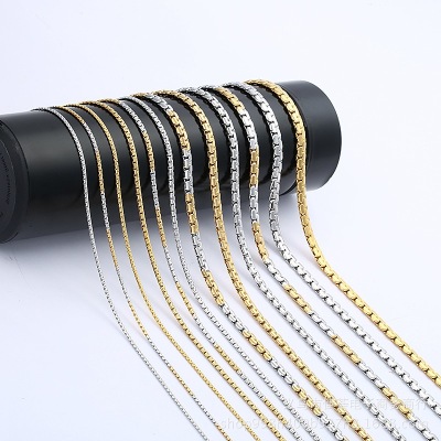 2019 European and American Fashion New Style Flat Pearl Stainless Steel Necklace a Variety of Simple All-Match Pendant Factory Wholesale