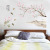 New Chinese Style Beautiful Peach Blossom Bedroom Dining Room Hallway Study Living Room Doors and Windows Decorative Wall Stickers