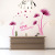 Factory Direct Sales Romantic Blooming Pollen Purple Bedroom Living Room TV Sofa Background Decorative Wall Stickers