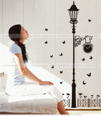 Wall Stickers Manufacturers Living Room Bedroom New Year Decorative Wall Stickers Black Butterfly Wall Stickers