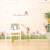 New Living Room Decorative Wall PVC Removable Wall Stickers Purple Dream Dandelion Skirting Line Wall Stickers