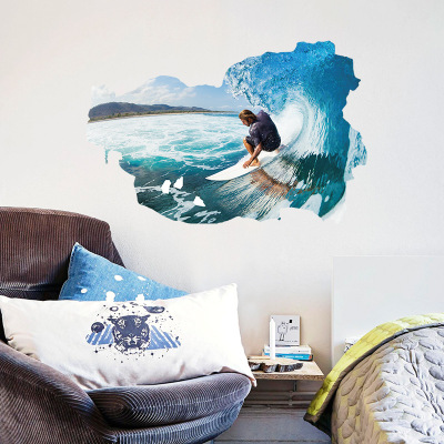 THE Original design of THE WALL WALL 3 d surf WALL bedroom living room background WALL decorative WALL stickers
