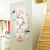 Modern Chinese Rich and Safe Plum Vase Pvc Wall Sticker Hallway Living Room and Bedside Door Decorative Sticker
