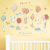 Colorful Balloon Pattern Cute Rabbit Combination Children's Room Wardrobe Kindergarten Decoration Cartoon Removable Wall Sticker