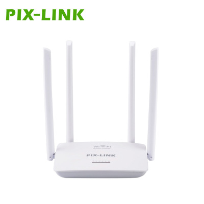 Source factory PIX LINK 300Mbps four antenna four port wireless wifi router sales