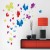 Factory Wholesale Home Living Room Corridor TV Background Wall Decoration Color Transparent Butterfly Wall Sticker
