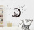 Environmentally Friendly PVC Wall Stickers Three Generations Removable Bedroom Background Wall Creative Wall Sticker Starry Sky Cat