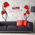 Wall Stickers Wholesale Factory Romantic Morning Glory Bedroom Living Room Television Background Wall Decorative Wall Stickers