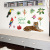 Children's Room Background Wall Stickers Bedroom Decoration Removable Environmental Protection PVC Sleeping Tiger Wall Stickers Tiger