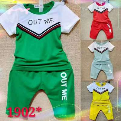 Spring and autumn suits men's wear children's long sleeves spring and autumn two sets of baby sport