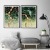 Nordic modern style fresh plant decoration green leaves frameless painting core spray painting