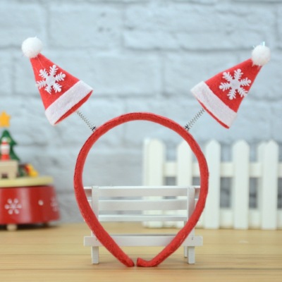 Christmas Headband Children's Adult Headband Headband Party Dress up Supplies Non-Woven Fabric Antlers Head Buckle Christmas Decoration