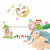 New Children's Room Cartoon Wall Stickers Wholesale Animal Moon Baby Bedside Decorations Sticker Painting