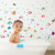 New Wall Stickers Wholesale Cartoon Underwater Colorful Bubble Fish Children's Room Kindergarten Bathroom Stickers