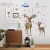 New Removable Stickers Flower Elk Hallway Bedroom Living Room TV Sofa Background Decorative Wall Stickers